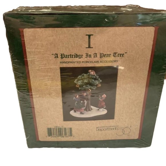 Department 56 Dept 56 I Partridge In A Pear Tree 12 Days Of Dickens Village New - Picture 1 of 3